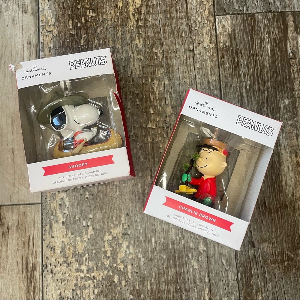 Hallmark Charlie Brown and Snoopy Ornaments 2023